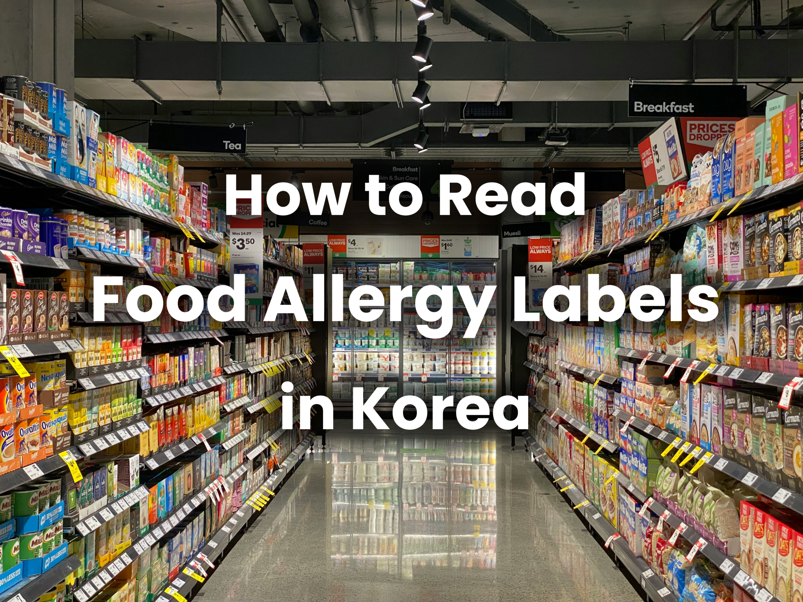 How to Read Allergy Information on Korean Food Labels